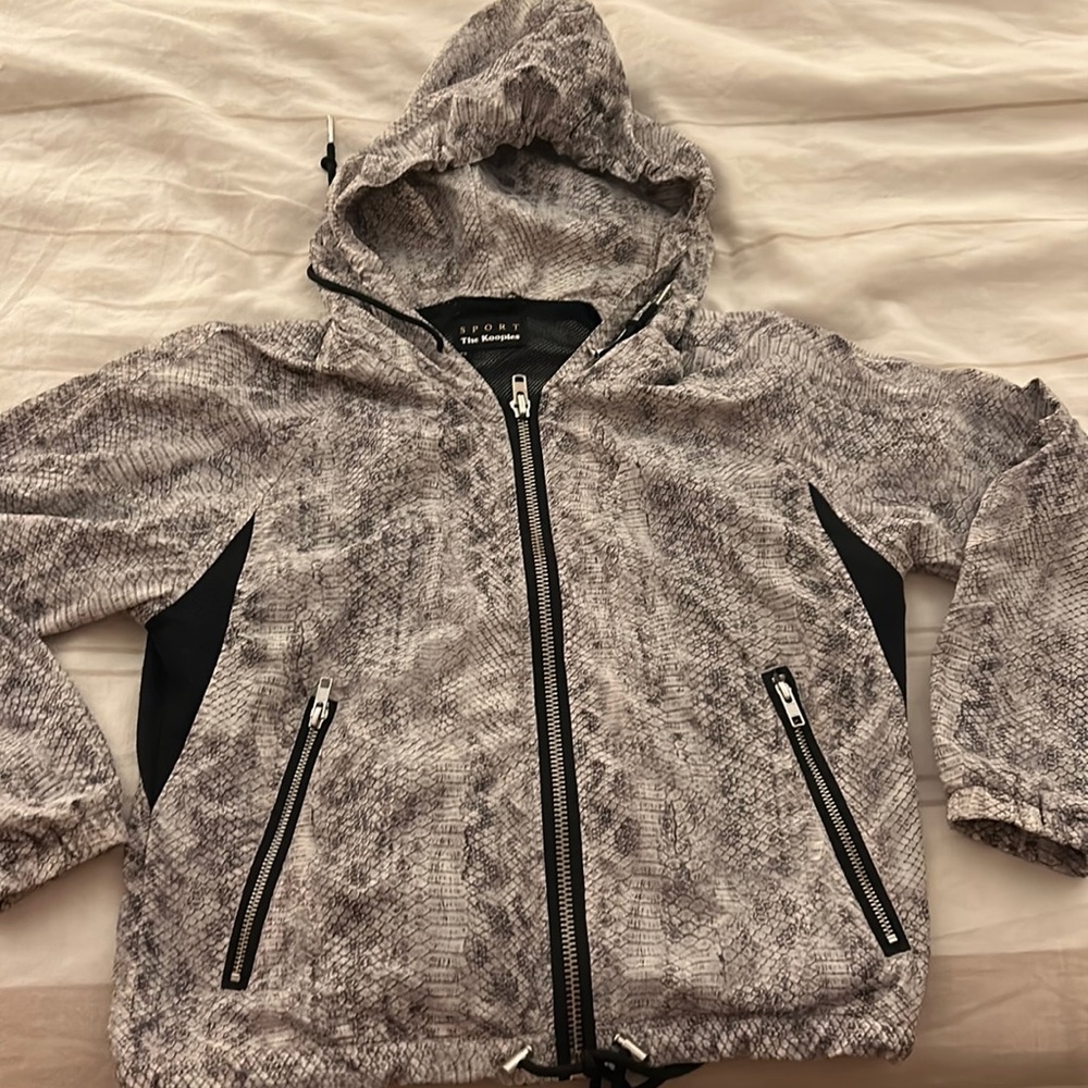 The Kooples python rain coat XS